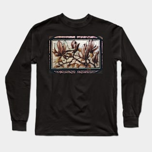 Painted Magnolias Long Sleeve T-Shirt